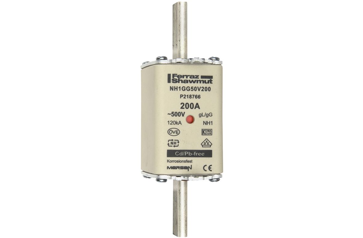 P218766 - NH fuse-link gG, 500VAC, size 1, 200A double indicator/live tags